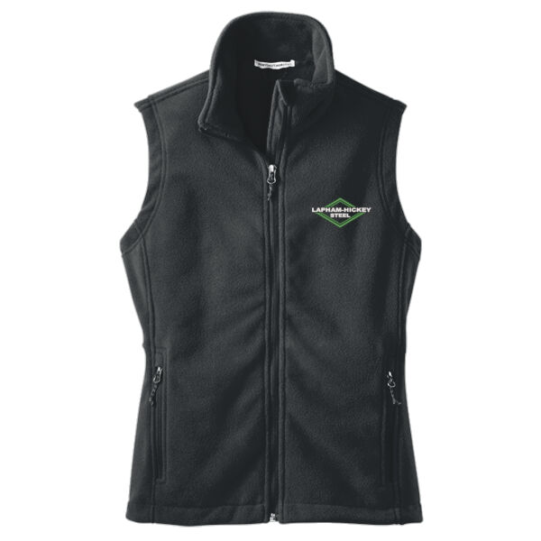 Lapham-Hickey Steel - Ladies Value Fleece Vest Thumbnail