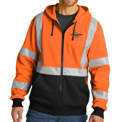 Lapham-Hickey Steel - A107 Class 3 Heavy Duty Fleece Full Zip Hoodie Thumbnail