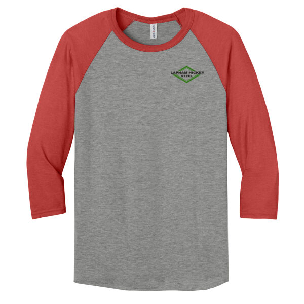 Lapham-Hickey Steel - Unisex Premium Blend Combed Ring Spun 3/4 Sleeve Raglan Thumbnail